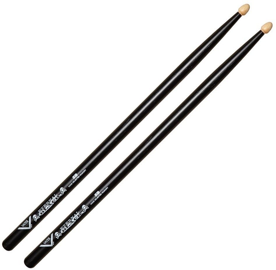 Drumsticks Vater VHEB5BW Eternal Black 5B Drumsticks