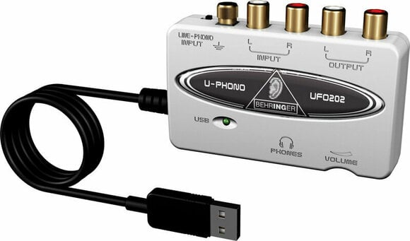 USB audio převodník - zvuková karta Behringer UFO 202 U-PHONO - 1