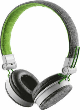 On-ear Headphones Trust 20080 Fyber Grey/Green - 1