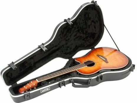 Étui pour guitares acoustiques SKB Cases 1SKB-16 Shallow Acoustic Roundback Shaped Hardshell Case - 1