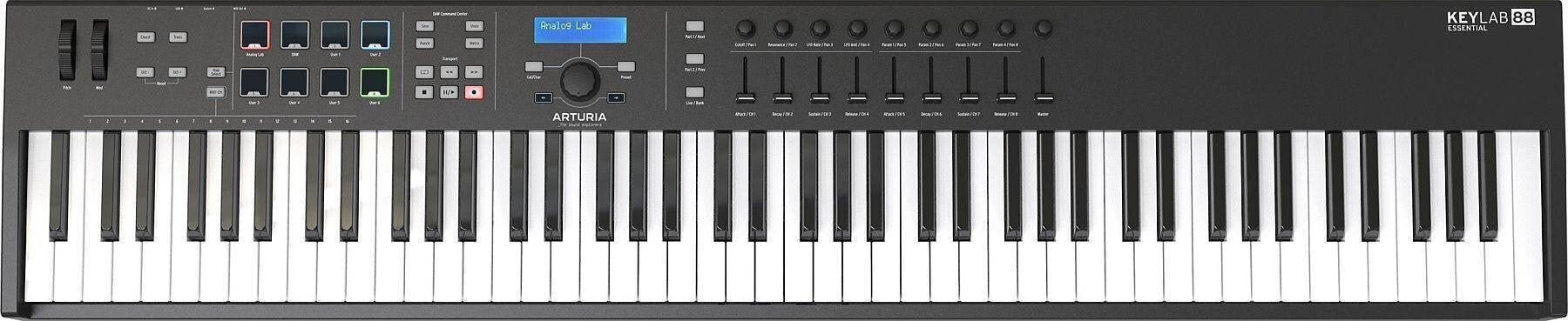 MIDI toetsenbord Arturia Keylab Essential 88 BK