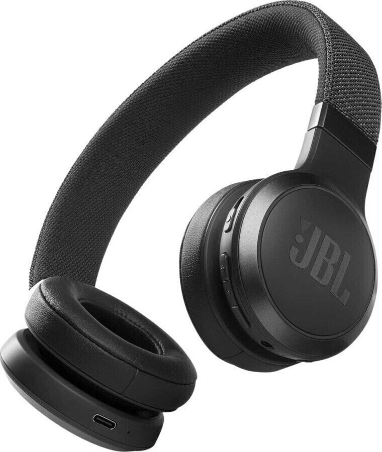 Trådlösa on-ear-hörlurar JBL Live 460NC Black
