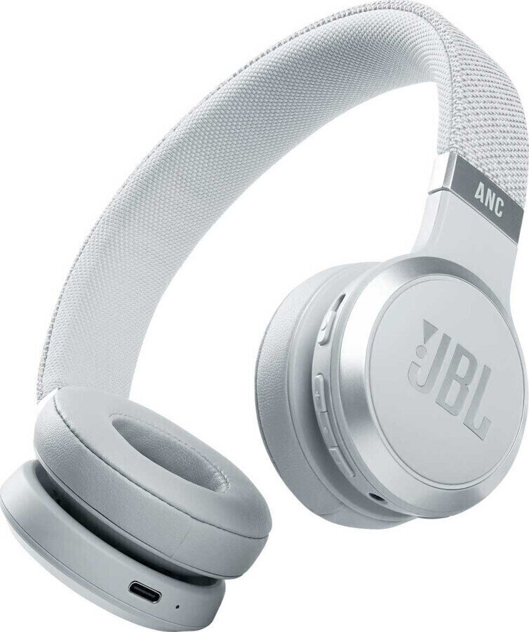 On-ear draadloze koptelefoon JBL Live 460NC White