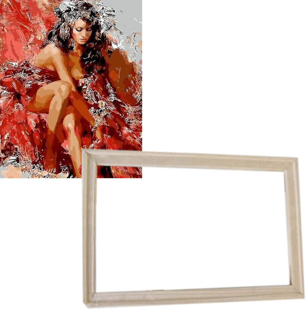 Maalaa numeroiden mukaan Gaira With Frame Without Stretched Canvas Flamenco Dancer
