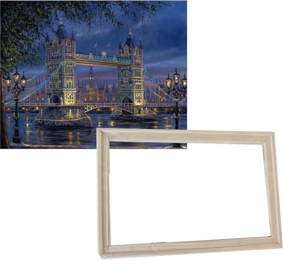 Maling efter tal Gaira With Frame Without Stretched Canvas London