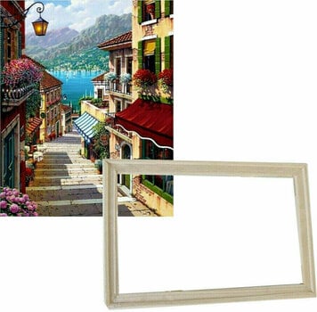 Maling efter tal Gaira With Frame Without Stretched Canvas Alley To the Sea - 1