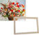 Schilderen op nummer Gaira With Frame Without Stretched Canvas Basket of Flowers
