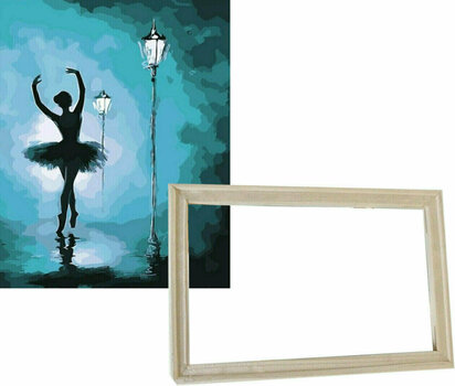 Ζωγραφική με Αριθμούς Gaira With Frame Without Stretched Canvas Ballerina - 1
