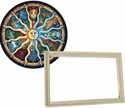 Maling efter tal Gaira With Frame Without Stretched Canvas Zodiac - 1