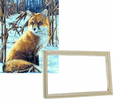 Pintura por números Gaira With Frame Without Stretched Canvas Fox - 1