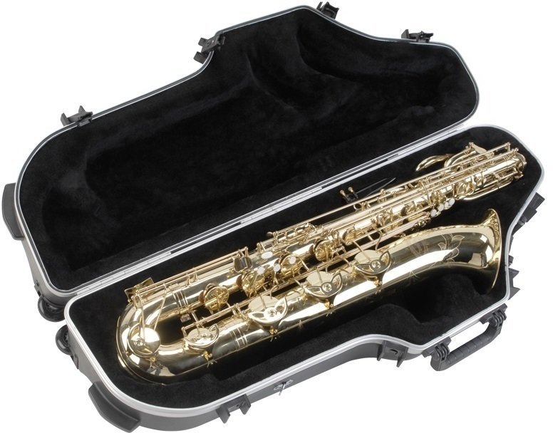 Hoes voor saxofoon SKB Cases 1SKB-455W Pro Baritone Sax Hoes voor saxofoon