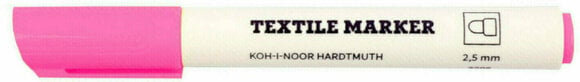 Pixur cu pâslă KOH-I-NOOR Textil Marker Fluo Pink - 1