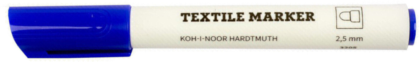 Filtspetspenna KOH-I-NOOR Textil Marker Textile Marker Dark Blue 1 st