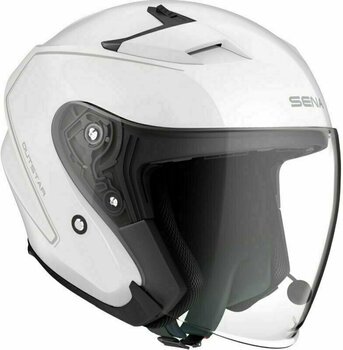 Helmet Sena Outstar Glossy White XL Helmet - 1