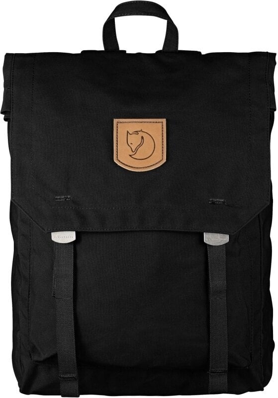 Lifestyle Backpack / Bag Fjällräven Foldsack No. 1 Black 16 L Backpack