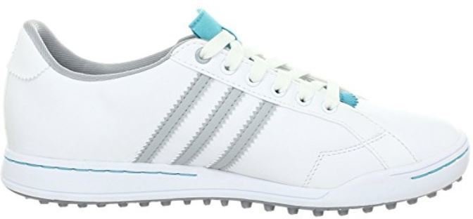 Calçado de golfe para mulher Adidas Adicross II Womens Golf Shoes White UK 5