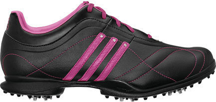 Golfsko til kvinder Adidas Signature Natalie 2 Womens Golf Shoes Black/Black/Snapper UK 4,5