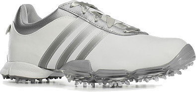 Golfschoenen voor dames Adidas Signature Paula 2 Womens Golf Shoes White/Silver UK 4