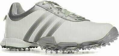 Calçado de golfe para mulher Adidas Signature Paula 2 Womens Golf Shoes White/Silver UK 6,5 - 1