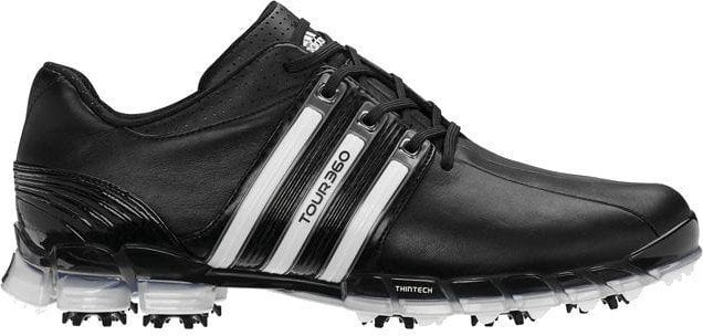 Calzado de golf para hombres Adidas Tour360 ATV Mens Golf Shoes Black UK 7,5