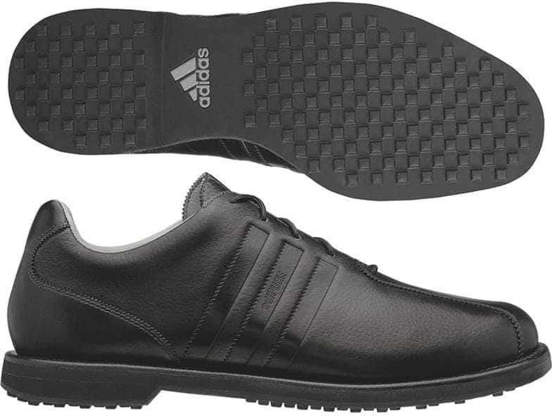 Férfi golfcipők Adidas Adipure Z-Cross Férfi Golf Cipők Black UK 9