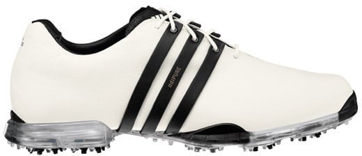Heren golfschoenen Adidas Adipure Mens Golf Shoes White/Black UK 10,5