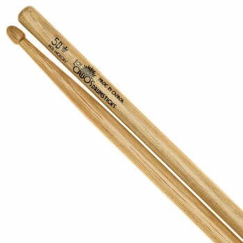 Drumsticks Los Cabos LCD5BRH 5B Red Hickory Drumsticks - 1