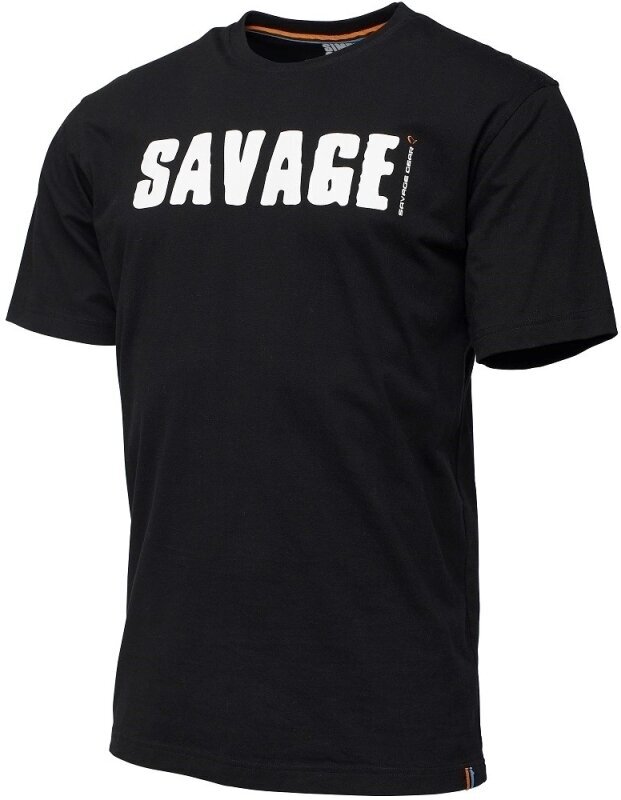Μπλούζα Savage Gear Μπλούζα Simply Savage Logo Tee Black 2XL