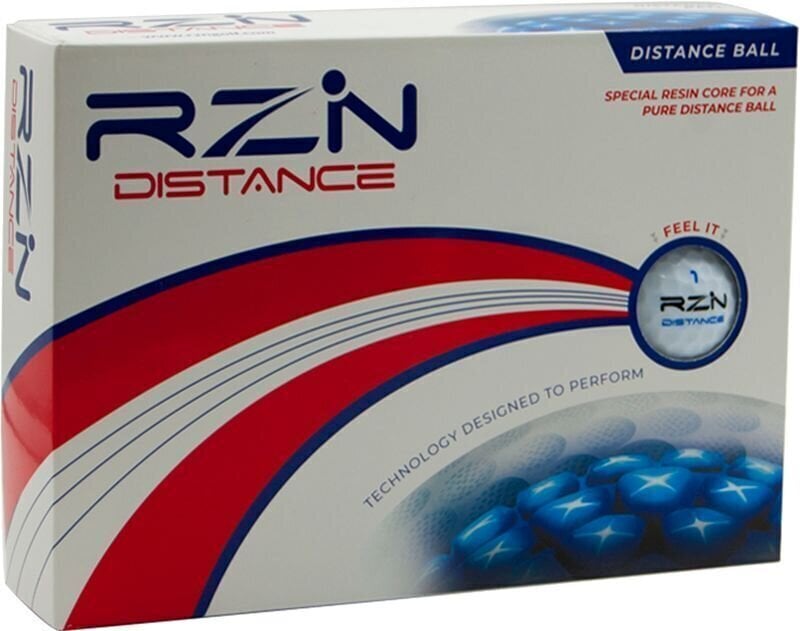 Golfball RZN MS Distance Golf Balls White