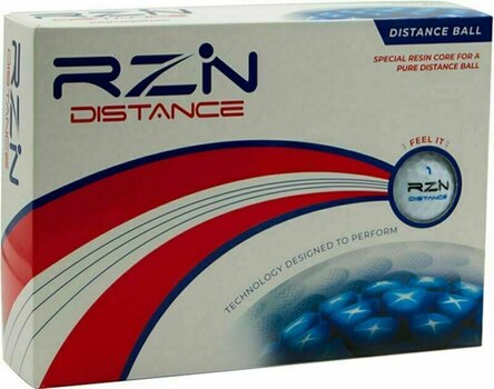 Golf žogice RZN MS Distance Golf Balls White - 1