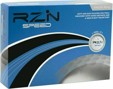 Нова топка за голф RZN MS Speed Golf Balls White - 1
