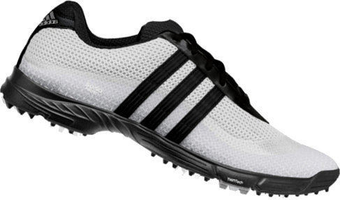 Golfskor för herrar Adidas Golflite Sport Mens Golf Shoes White/Black UK 7,5