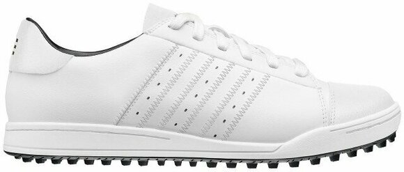 Chaussures de golf pour hommes Adidas Adicross Chaussures de Golf pour Hommes White/White/Black UK 10,5 - 1