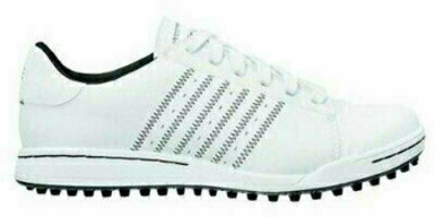 Calçado de golfe júnior Adidas Adicross Junior Golf Shoes White UK 3 - 1