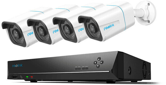 Systèmes de caméras intelligentes Reolink RLK8-810B4-A Blanc-Noir Systèmes de caméras intelligentes