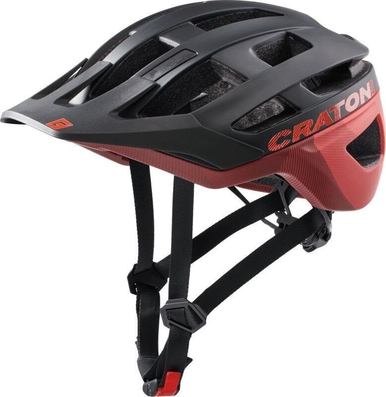 Bike Helmet Cratoni AllRace Black/Red Matt M/L Bike Helmet