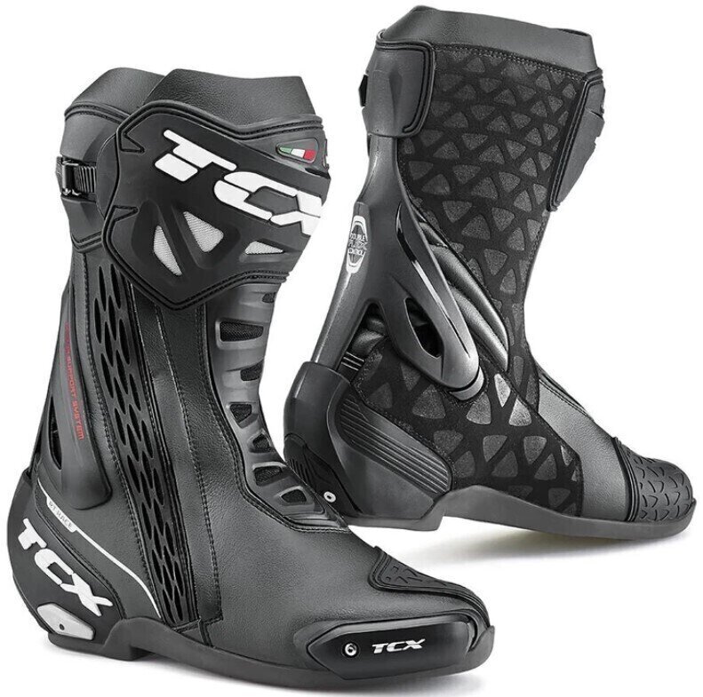 Motorcycle Boots TCX RT-Race Black 42 Motorcycle Boots