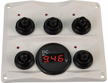 Interrupteur marine Talamex Switch Panel-Voltmeter 12/24V Antracit Interrupteur marine - 1