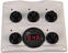 Bootsschalter Talamex Switch panel-Voltmeter 12/24V Antracit