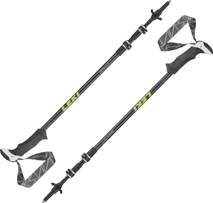 Štapovi za trekking Leki Makalu Lite Gunmetal/Lime/Black/White 100 - 135 cm