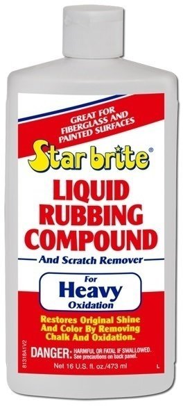 Fiberglass Cleaner Star Brite Liquid Rubbing Compound For Heavy Oxidation 473ml