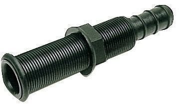 Vodní ventil, nalévací hrdlo Osculati Water drain bushing with hose adaptor black 22,7 mm
