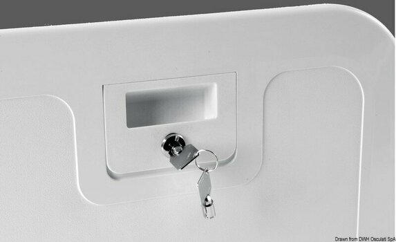 Inšpekčný kryt / dvierka Osculati Hatch lock kit Push Pull - 1