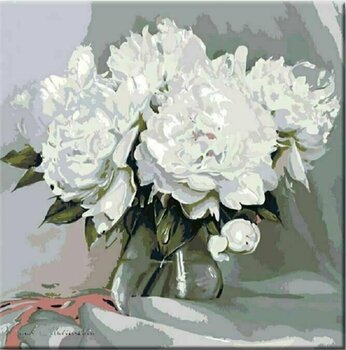 Painting by Numbers Zuty Painting by Numbers White Peonies - 1