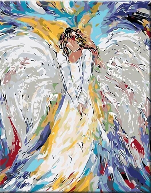 Рисуване по номера Zuty Мозайка Ангелска жена