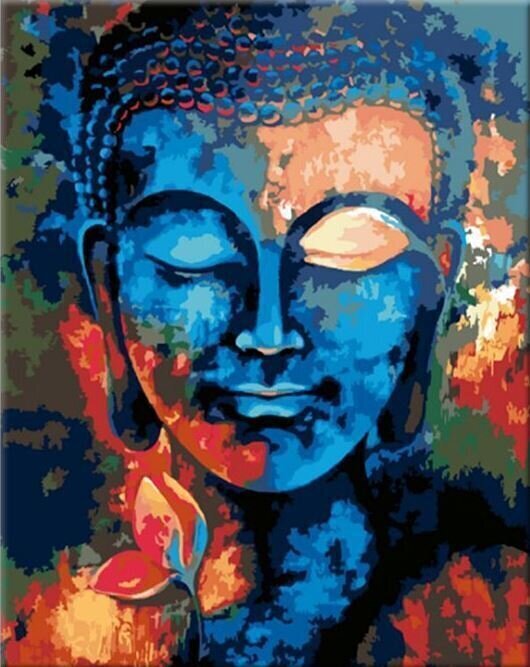 Painting by Numbers Zuty Painting by Numbers Colorful Buddha