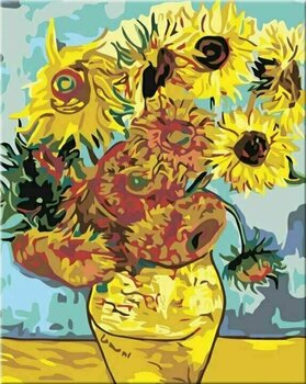 Picturi pe numere Zuty Pictură pe numere Floarea-soarelui (Van Gogh) - 1