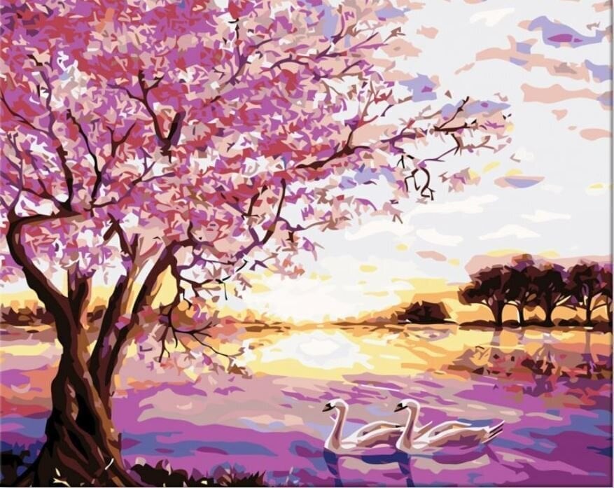 Painting by Numbers Zuty Painting by Numbers Swans