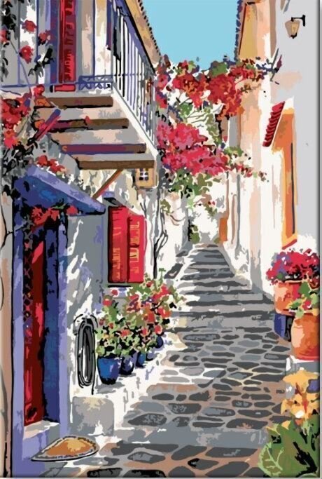 Painting by Numbers Zuty Painting by Numbers Spanish Alley