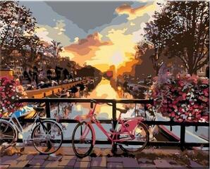 Schilderen op nummer Zuty RTMT-Bikesonbridge Wheels And Flowers